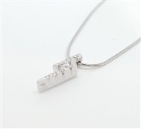 Anhänger Recarlo Dame in Gold Diamante 0.1 Ct ZF419/B - ZF419/B